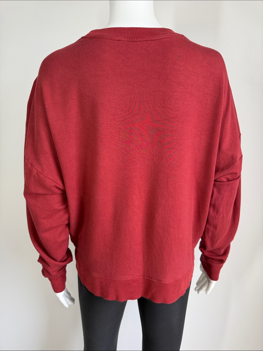 Antonio Melani Active Stripe Piping Crew Neck Long Sleeve Pullover Sweatshirt - Picture 4 of 6